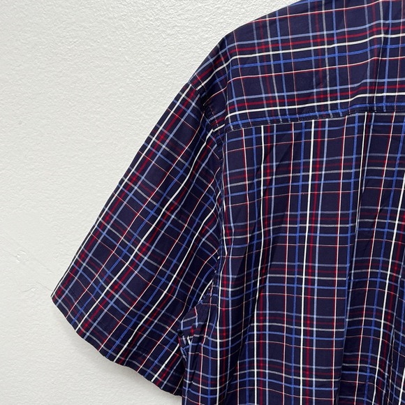 Ariat Pro Series Shirt Men's Large Blue Red Plaid Button‎ Up Western Performance - Picture 10 of 10